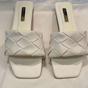 Billini white Felix slide